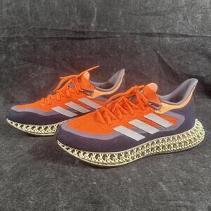 Adidas Men's Orange Navy 4DFWD 2 Athletic Running Sneakers Shoes Size 9.5